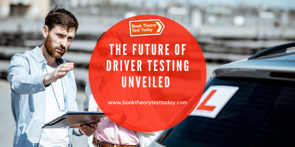 A driving instructor carrying out driver testing.
