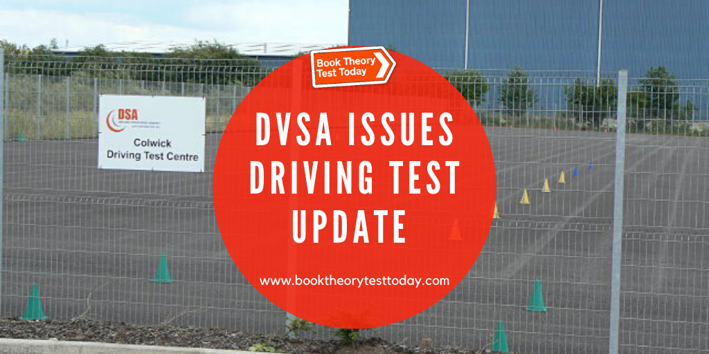 Driving Test Update from the DVSA.