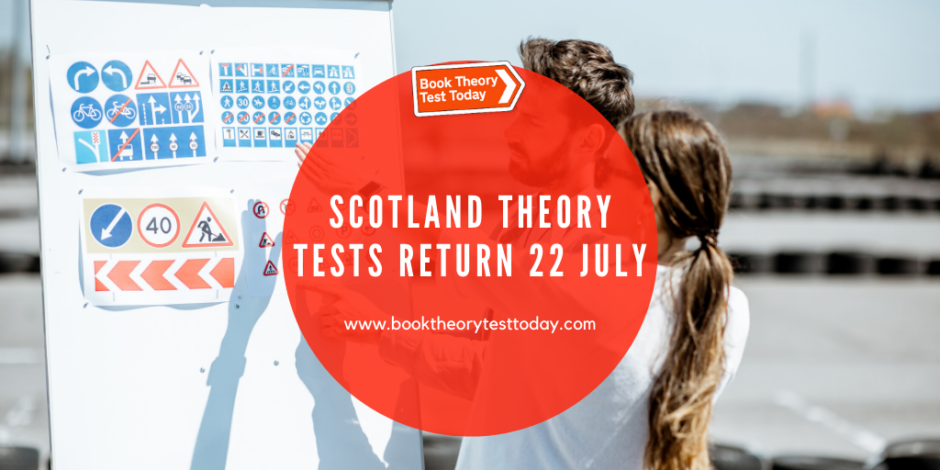 Scotland Theory Tests with a learner driver revising.